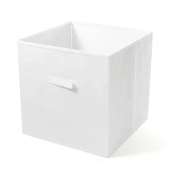 Aufbewahrungsbox 33 x 33 cm 2er Set weiss