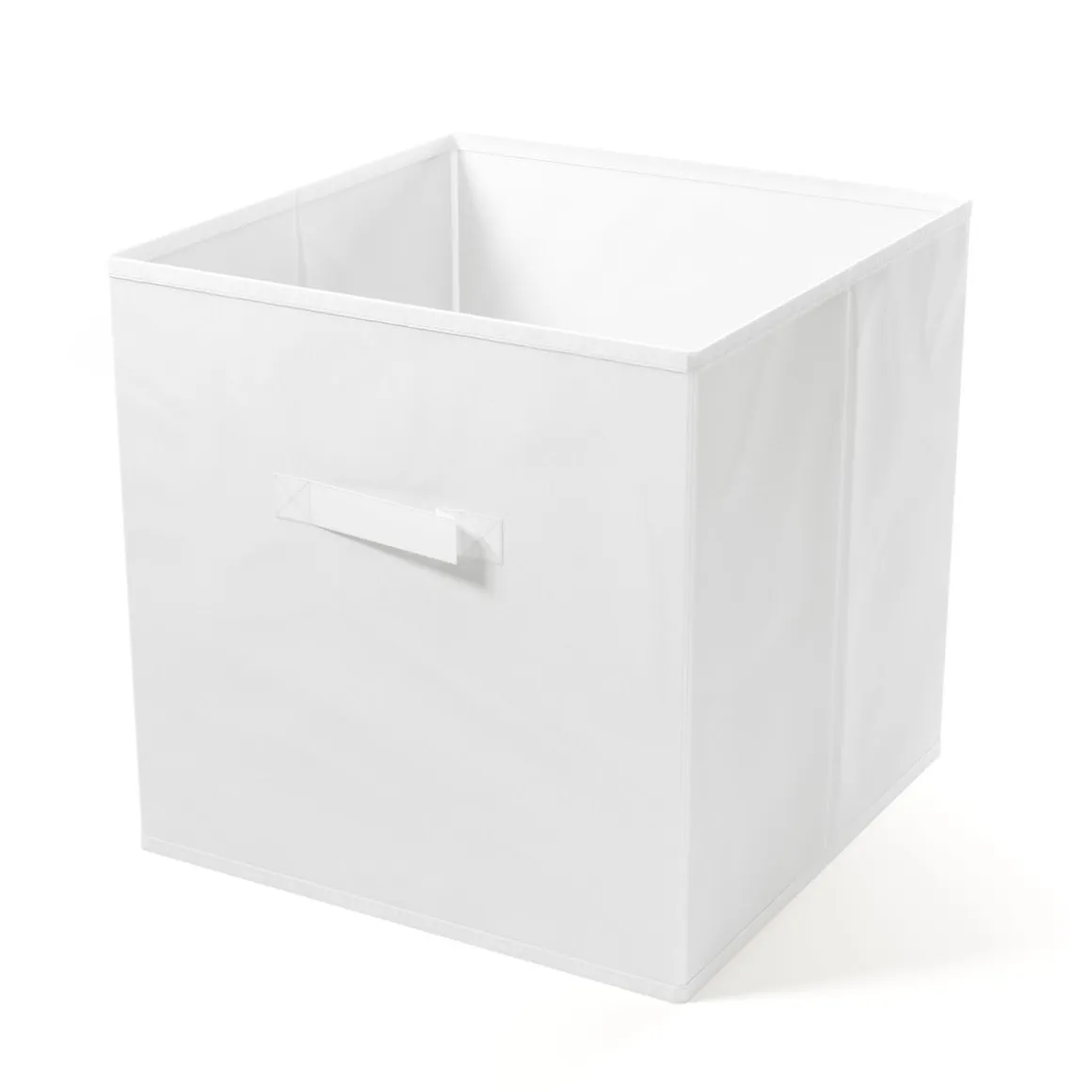 Aufbewahrungsbox 33 x 33 cm 2er Set weiss