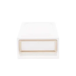 Aufbewahrungsbox 28 x 19 x 10 cm 4er Set weiss