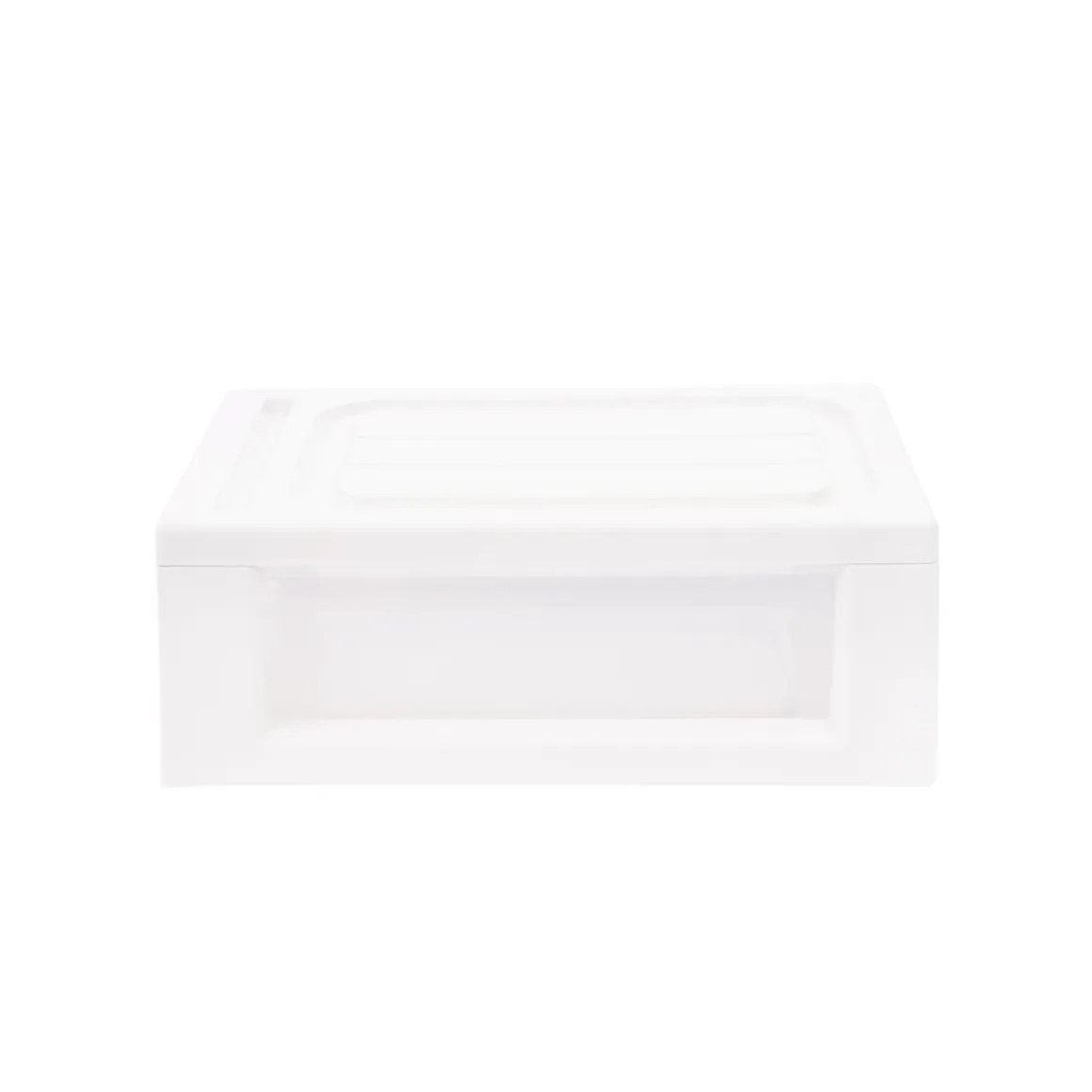 Aufbewahrungsbox 28 x 19 x 10 cm 4er Set weiss