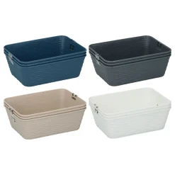 Aufbewahrungsbox 19 x 15 x 6 cm 3er Set