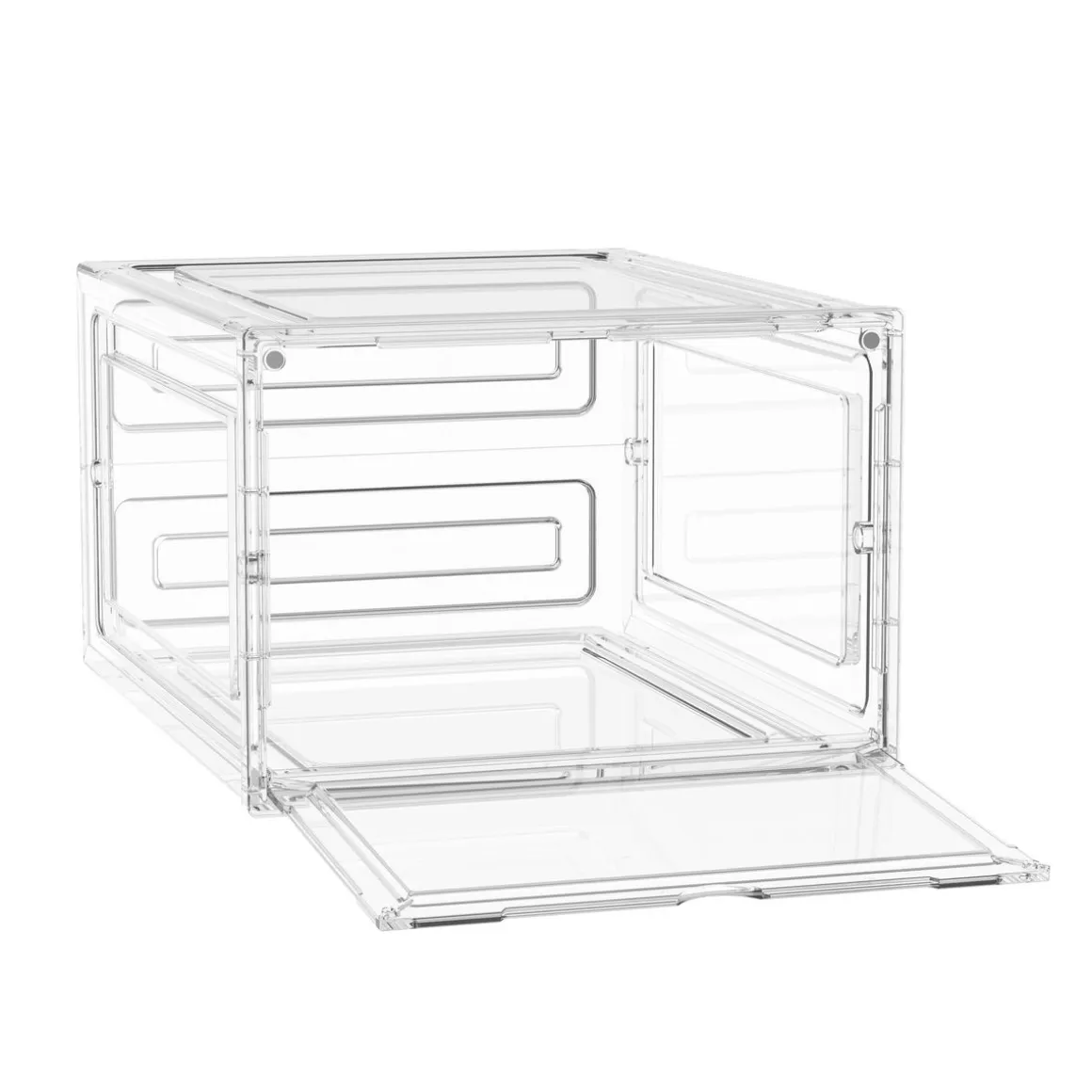 Aufbewahrungsbox 34 x 27 x 19 cm 12er Set transparent