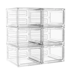 Aufbewahrungsbox 34 x 27 x 19 cm 6er Set transparent