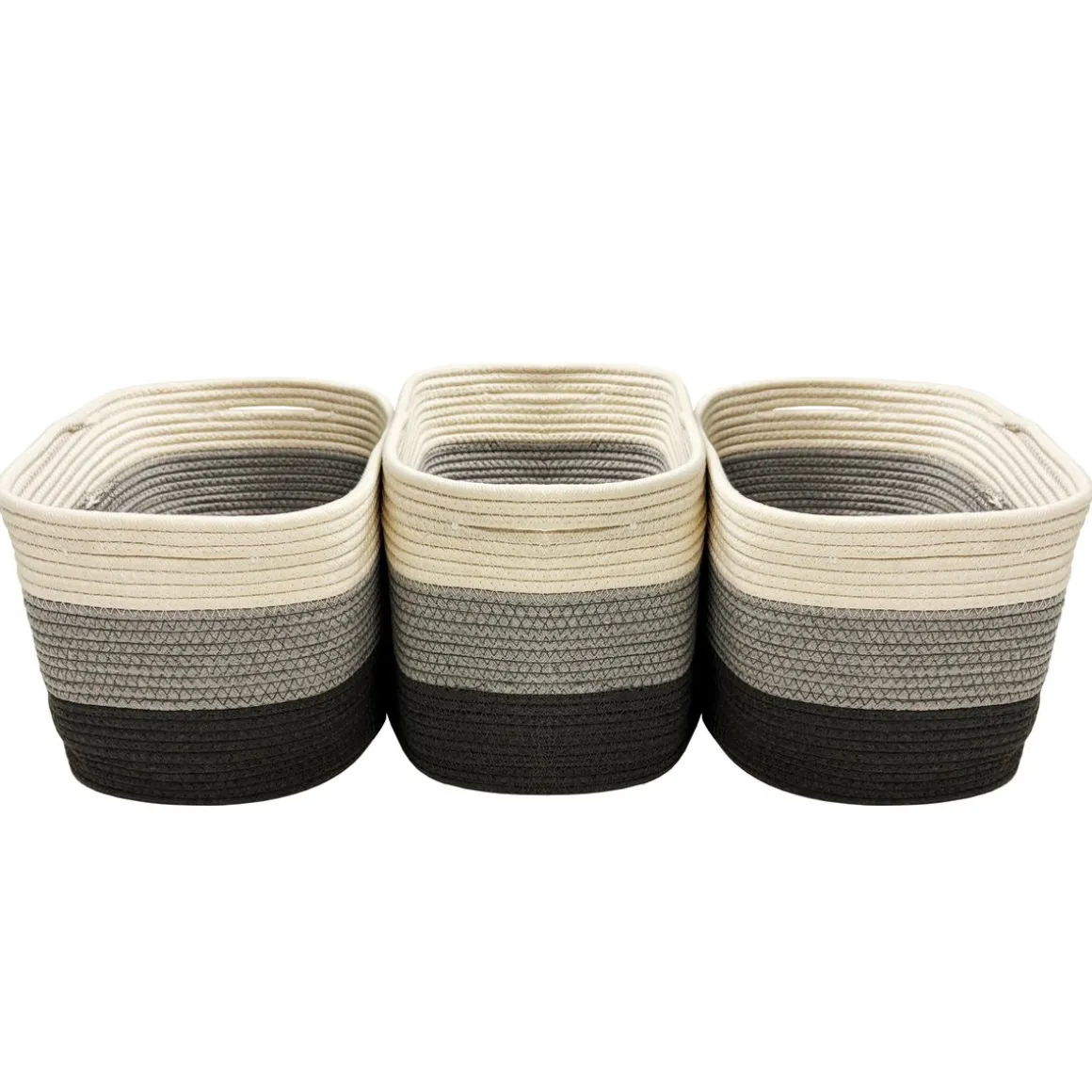 Aufbewahrungskorb GRACE 38 x 25 x 23 cm 3er Set