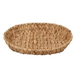 Aufbewahrungskorb oval 35 x 28 x 6 cm natur