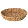 Aufbewahrungskorb rund 30 x 6 cm braun