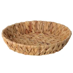 Aufbewahrungskorb rund 30 x 6 cm braun
