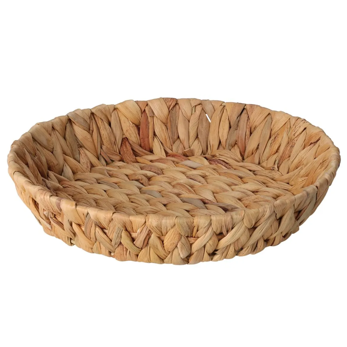 Aufbewahrungskorb rund 30 x 6 cm braun