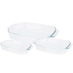 Auflaufform Set Glas 3-teilig