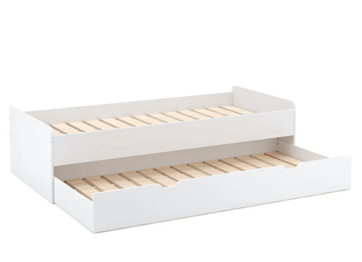 Ausziehbett TALA 90 x 200 cm weiss