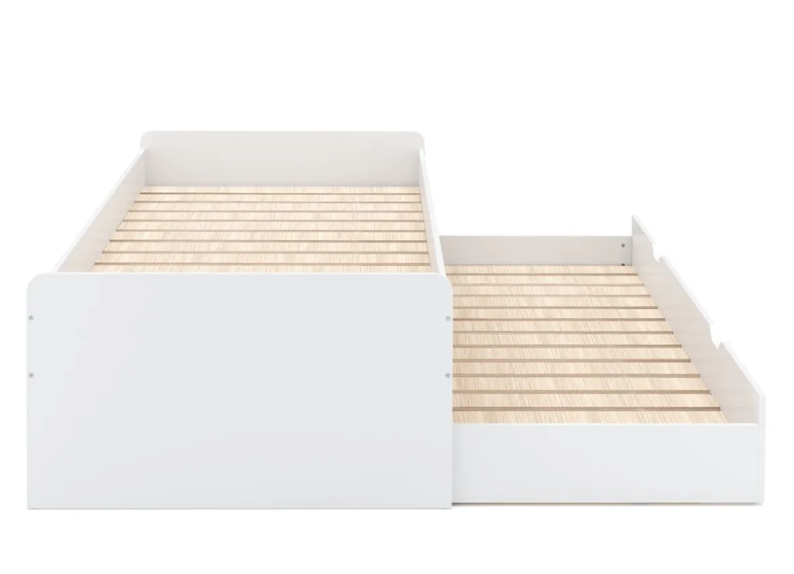 Ausziehbett TALA 90 x 200 cm weiss
