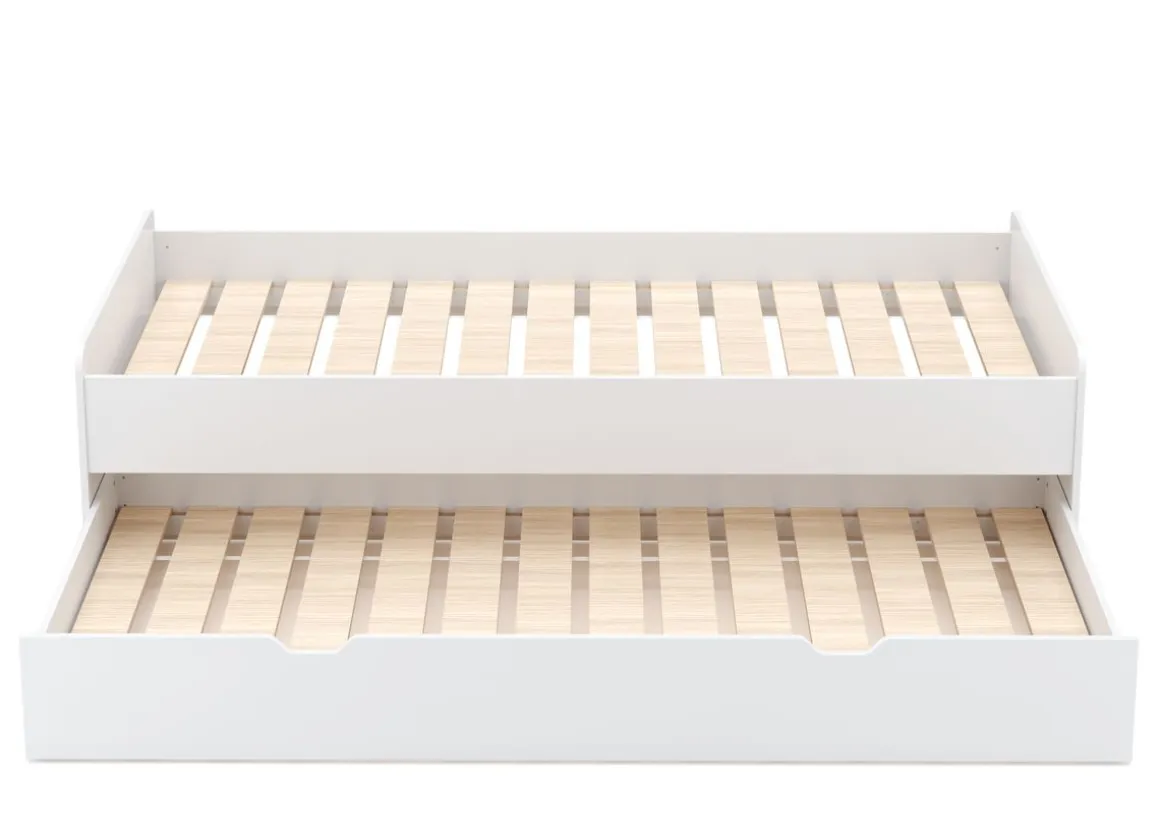 Ausziehbett TALA 90 x 200 cm weiss