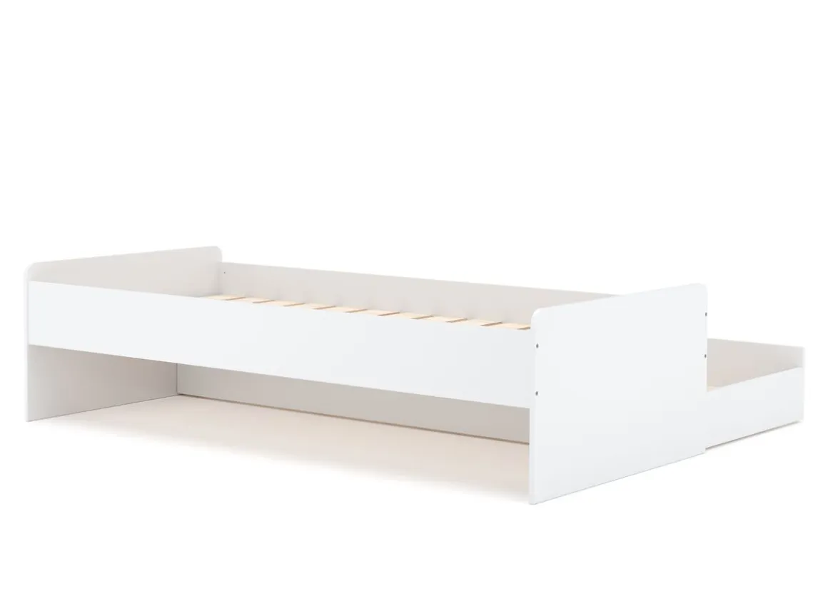 Ausziehbett TALA 90 x 200 cm weiss