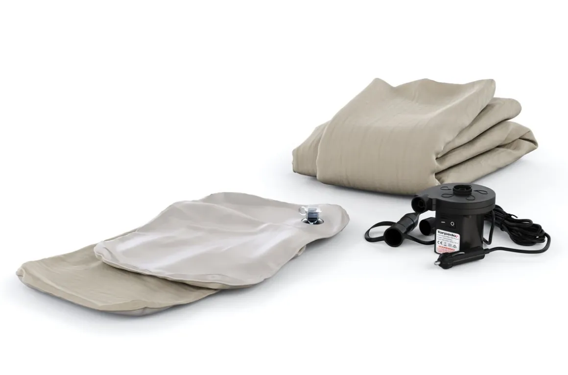 Autobett aufblasbar 135 x 85 cm beige