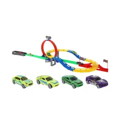 Autorennbahn Spielset 24-teilig bunt