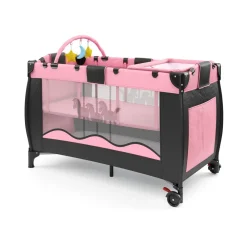 Babybett DAISY rosa