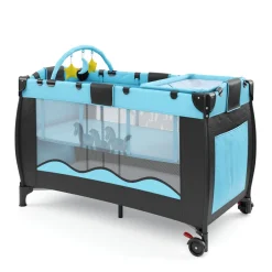 Babybett MICKY hellblau