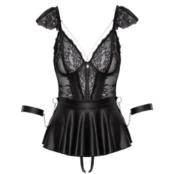 Babydoll Bondage Grösse M schwarz