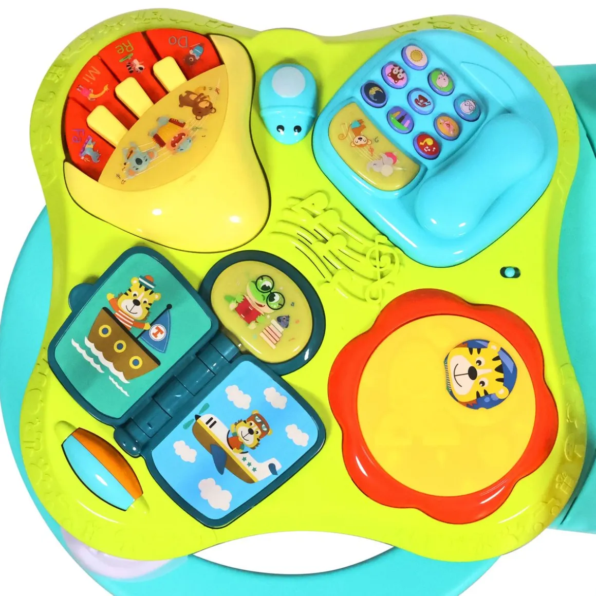 Baby Lauflernwagen mit Spielcenter 86 x 52 x 52 cm bunt