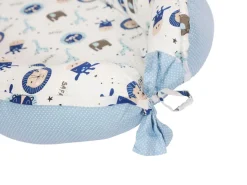 Babynest 90 x 50 x 12 cm blau