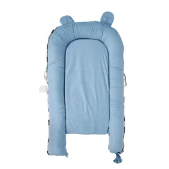 Babynest 90 x 50 x 12 cm blau