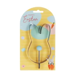 Backring Osterhase Edelstahl 14 x 8 cm
