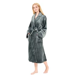 Bademantel unisex Grösse XL anthrazit