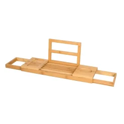 Badewannenablage Bambus verstellbar