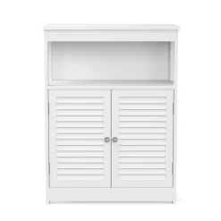 Badezimmerkommode FONTANA 60 x 30 x 80 cm weiss