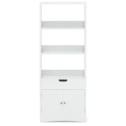 Badezimmerregal FONTANA 60 x 33 x 154 cm weiss