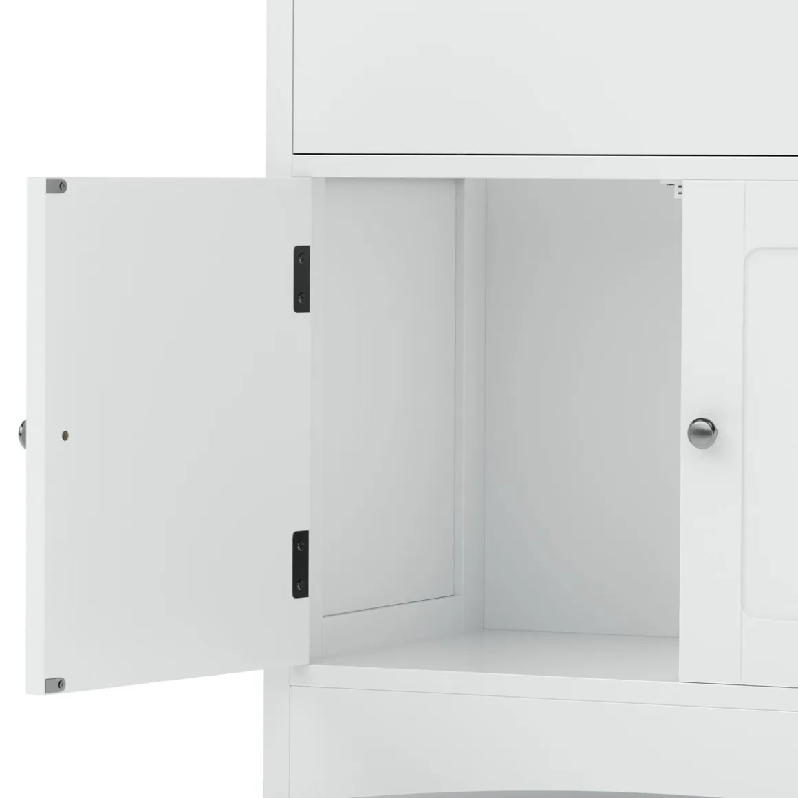 Badezimmerregal FONTANA 60 x 33 x 154 cm weiss