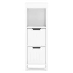 Badezimmerregal FORTUNA 30 x 30 x 89 cm weiss