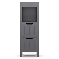 Badezimmerregal FORTUNA 30 x 30 x 89 cm anthrazit