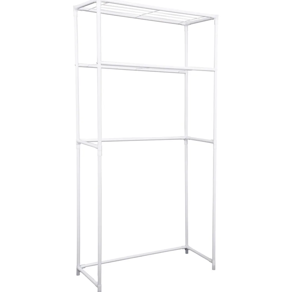 Badezimmerregal 68 x 28 x 134 cm weiss