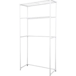 Badezimmerregal 68 x 28 x 134 cm weiss