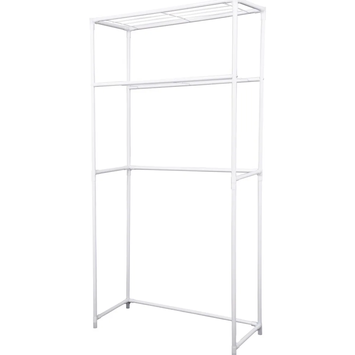 Badezimmerregal 68 x 28 x 134 cm weiss