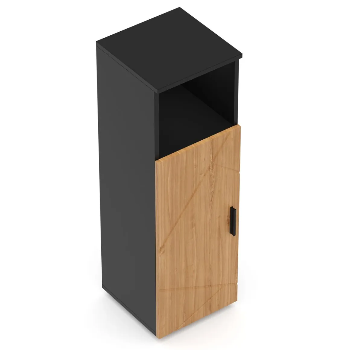 Badezimmerschrank AQUALIA 30 x 30 x 95 cm braun/schwarz
