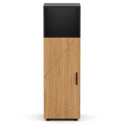 Badezimmerschrank AQUALIA 30 x 30 x 95 cm braun/schwarz
