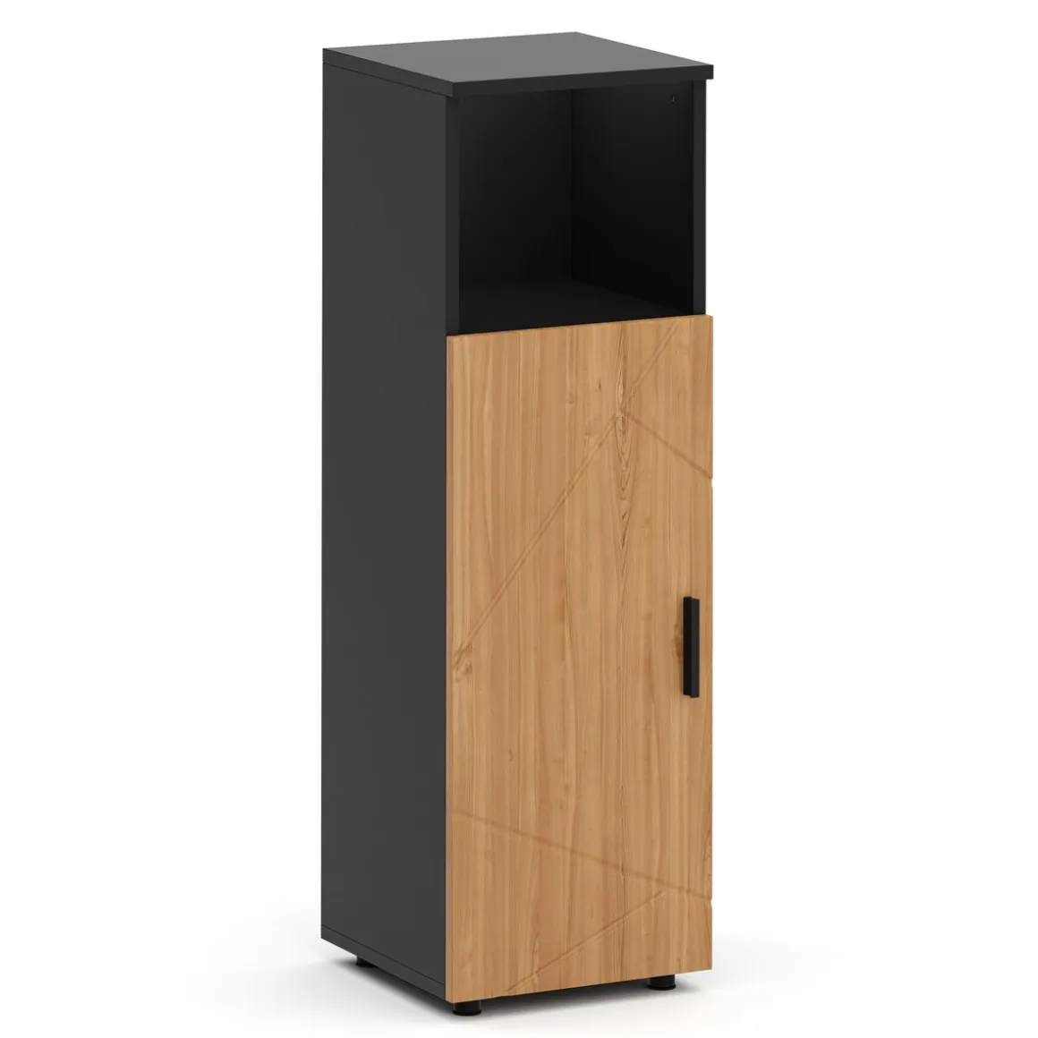 Badezimmerschrank AQUALIA 30 x 30 x 95 cm braun/schwarz