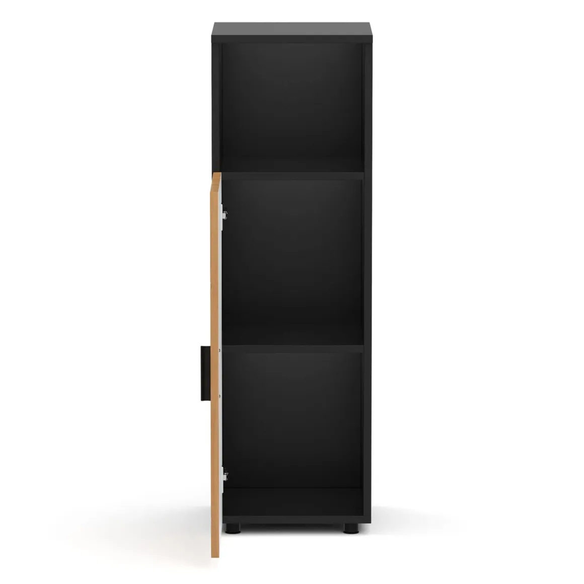 Badezimmerschrank AQUALIA 30 x 30 x 95 cm braun/schwarz