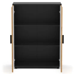Badezimmerschrank AQUALIA 60 x 30 x 81 cm braun/schwarz