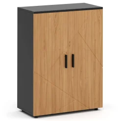 Badezimmerschrank AQUALIA 60 x 30 x 81 cm braun/schwarz