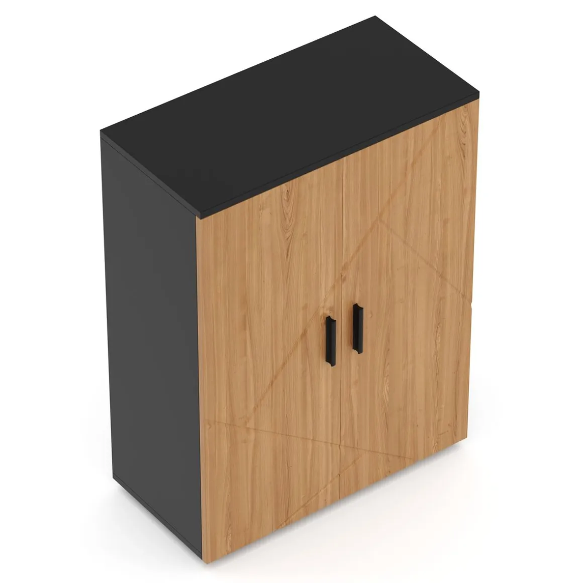 Badezimmerschrank AQUALIA 60 x 30 x 81 cm braun/schwarz