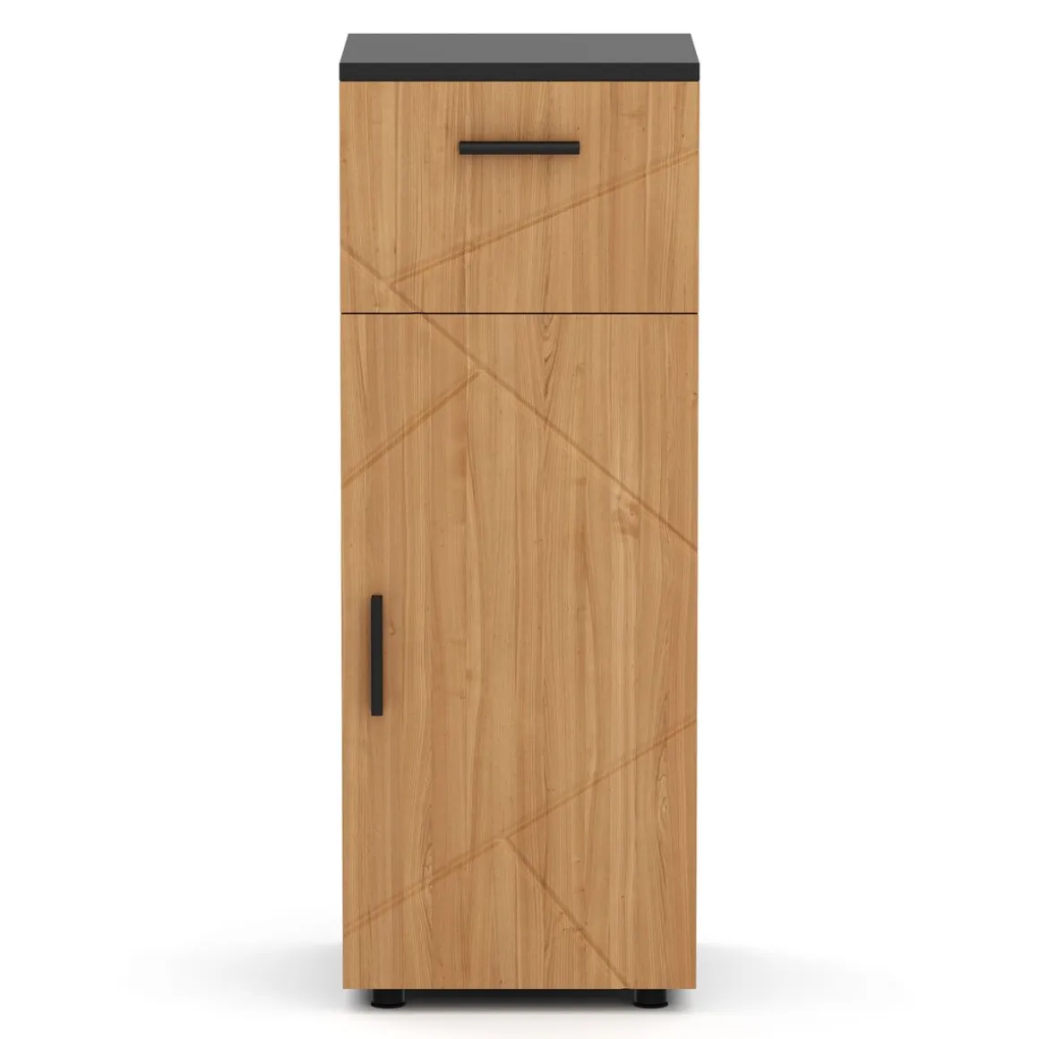 Badezimmerschrank AQUALIA 30 x 30 x 81 cm braun/schwarz