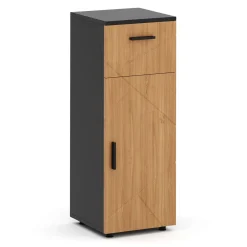 Badezimmerschrank AQUALIA 30 x 30 x 81 cm braun/schwarz