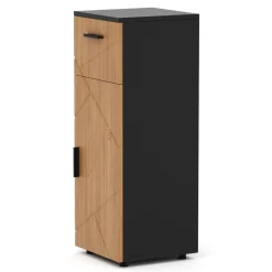 Badezimmerschrank AQUALIA 30 x 30 x 81 cm braun/schwarz