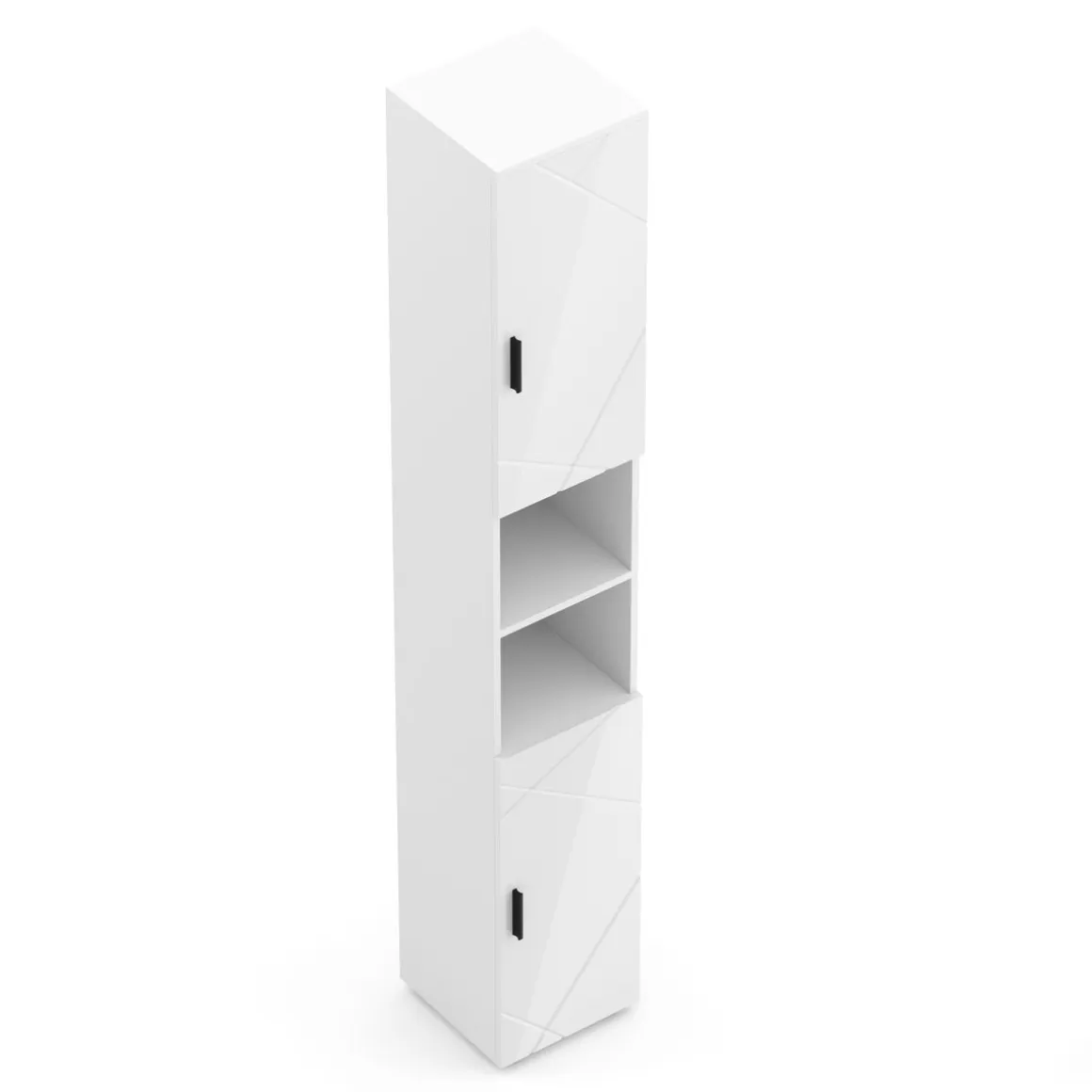 Badezimmerschrank AQUALIA 30 x 30 x 190 cm weiss