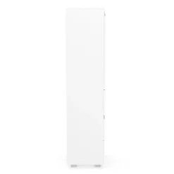 Badezimmerschrank AVILA 40 x 135 cm Hochglanz weiss