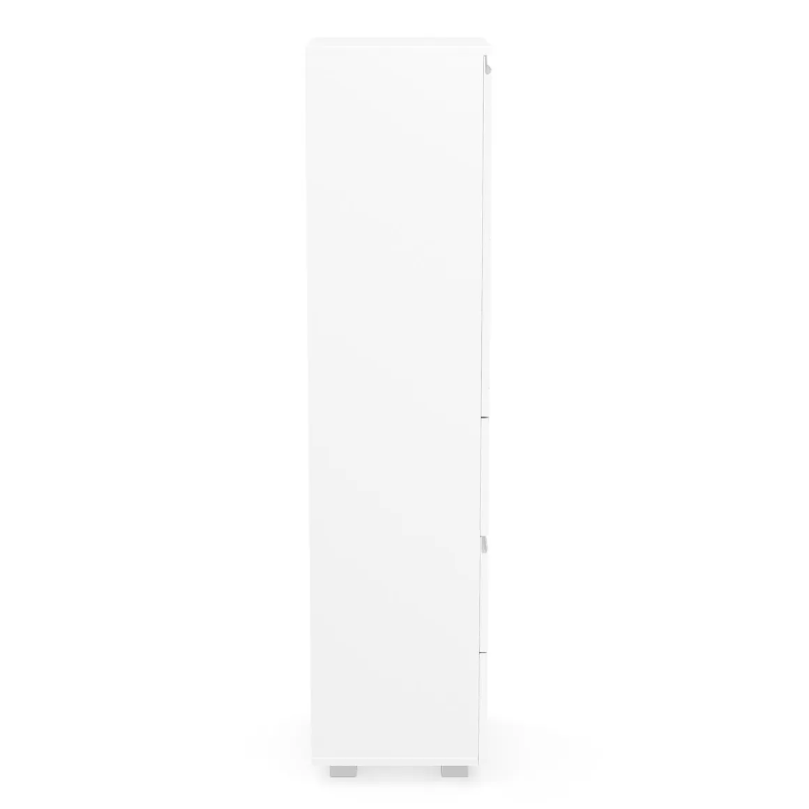 Badezimmerschrank AVILA 40 x 135 cm Hochglanz weiss