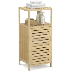 Badezimmerschrank Bambus SANOVA 37 x 33 x 86 cm natur